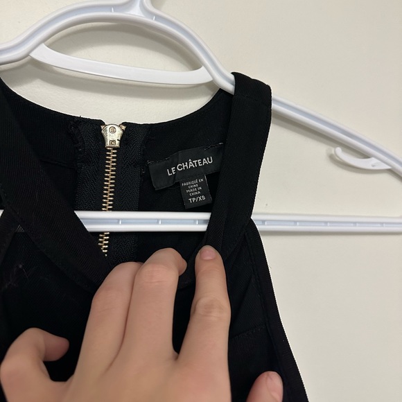 Le chateau black mesh dress XS - Picture 2 of 2